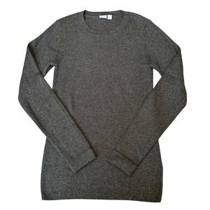 Embellished Sparkly Lurex Fabric GAP Charcoal Long Sleeve Sweater Size Small